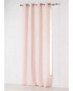 Curtain with Eyelets 140 cm x 260 cm Microfibre Light Pink (Each)