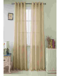 84 in. Beige Window Curtain (Each)