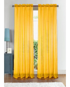 Astro Text Curtain 90" Neon Yellow (Each)