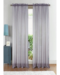 Astro Text Curtain 90" Silver (Each)