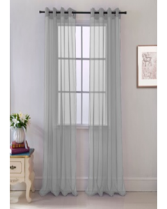 84 in. Grey Window Curtain (Each)