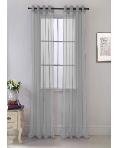 Cara Curtain 90" Grey (Each)