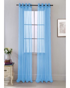 Cara Curtain 90" Neon Blue (Each)