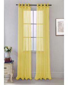Cara Curtain 90" Neon Yellow (Each)