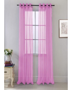 Cara Curtain 90" Pink (Each)