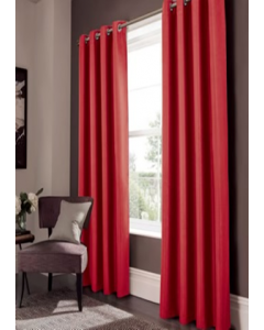 CURTAIN PNL40177 84" B/O RED (Each)