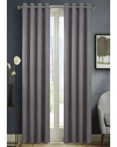 CURTAIN PNS41717 84"B/O C/COAL (Each)