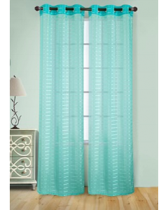 CURTAIN PNW12603 84"  2PC AQUA (Each)