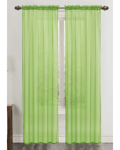 CURTAIN PNC04358 90"N/GRN SHEE (Each)