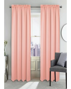 84 in. Blush Blackout Window Curtain (Each)