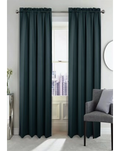 84 in. Navy Blue Blackout Window Curtain (Each)