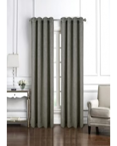 84 in. Charcoal Window Curtain (Each)