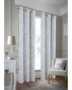 84 in. Silver Window Curtain (Each)