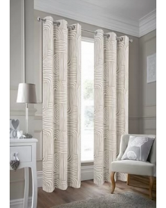 84 in. Taupe Window Curtain (Each)