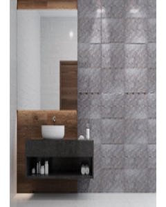 Palazzo Gray 12 in. x 24 in. Ceramic Wall Tile (Each)