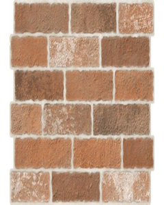 Red 34x58cm Brick Wall Tile #C54010 (Each)