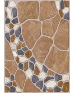 Mix-Colour Rock Pattern 45 cm X 45 cm. Ceramic Floor Tile 45447 (Each)