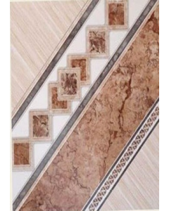 Glossy 45x45cm Patterned Ceramic Floor Tile #45711 (Each)