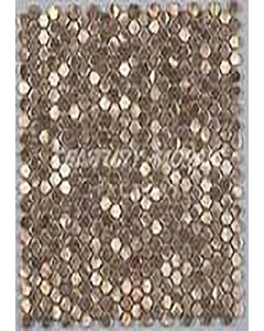 Gold  30x30cm Alumium Metal Mosaic Wall Tile #H22201 (Each)