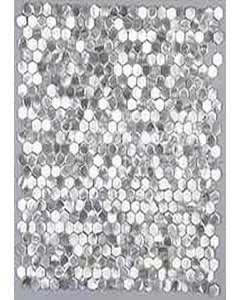 TILE-W MOSAIC 32X30CM ALU SLVR (Each)
