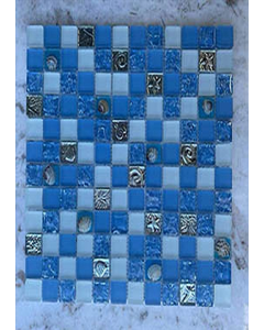 TILE-W MOSAIC 30X30CM GLASS SQ (Each)