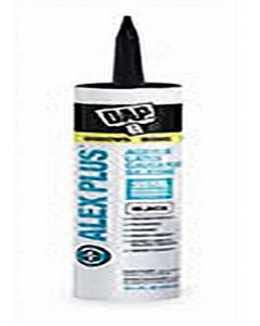 10 oz. Black Acrylic  Caulking Plus Silicone (Each)
