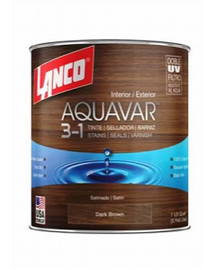 1 qt. Dark Brown Interior/ Exterior 3IN1 Stain, Sealer,Varnish (Each)