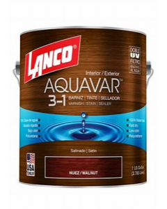 3.8 ltr. Walnut Interior/Exterior 3IN1 Stain, Sealer, Varnish (Each)
