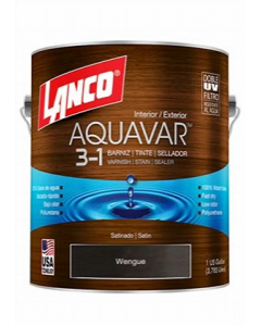 3.8 ltr. Wengue Interior/Exterior 3IN1 Stain, Sealer, Varnish (Each)