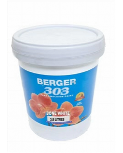 19 ltr. Bone White Flat Emulsion Paint (Each)