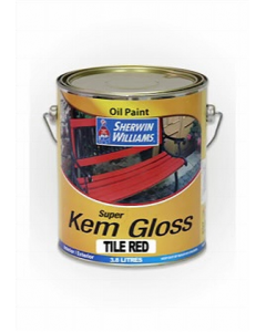 PAINT 3.8L TILE RED K-GLS (Each)