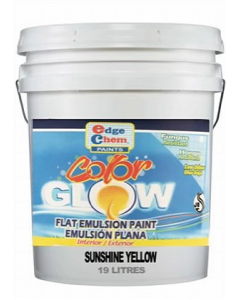 PAINT 19L SUNSHINE YELLOW FLAT (Each)