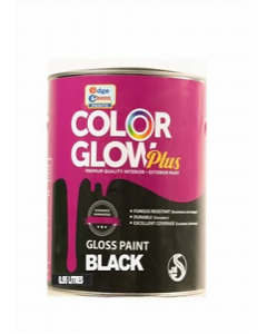 PAINT 0.95L BLACK GLOSS E/CHEM (Each)