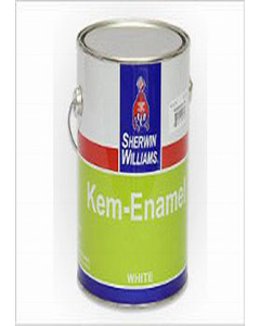 0.95 ltr. White Kem Enamel Paint (Each)