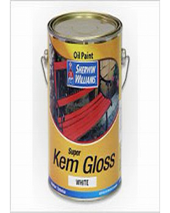 3.8 ltr. Black Kem Gloss Paint (Each)