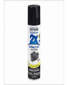 12 oz.  Gloss Black Ultra Cover 2X Spray Paint (Each)