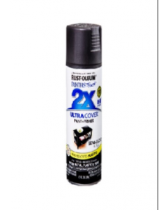 12oz Semi Gloss Black Ultra Cover 2X Spray Paint (Each)
