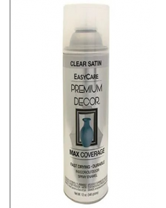 12oz. Satin Clear Premium Decor Spray Paint (Each)
