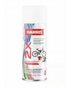 11 oz. White Flat Spray Paint (Each)