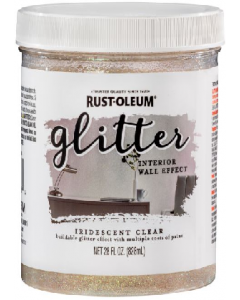 28oz Glitter Iridescent Clear Paint (Each)