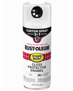 12 oz. White Gloss Enamel Spray Paint (Each)