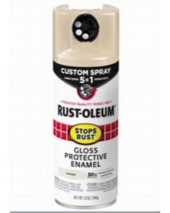 12 oz. Almond Gloss Enamel Spray Paint (Each)