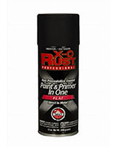 12 oz. Flat Black X-O Rust Spray Paint (Each)