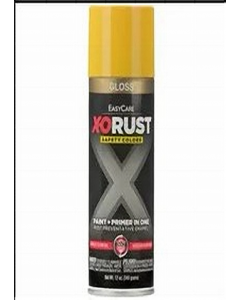 12oz. Gloss Safety Yellow X-O Rust Spray Paint and Primer (Each)