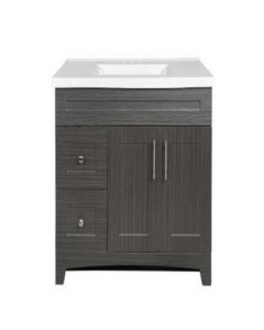36" Moderna Shaker Door & Drawer Vanity Combo (Each)