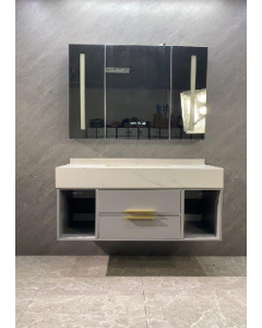 39X19 in. Grey Vanity with Mirror led light combo BJB101A (Each)
