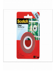 1 in. x 60 in. Clear Mounting Tape #410P (Each)
