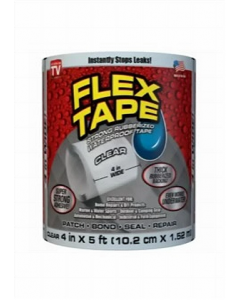 4 in. X 5 ft. Clear Rubberized Flex Tape (Each)