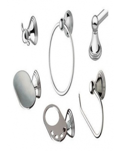 6 PC. Preston Chrome Accessory Bathroom Set (Each)