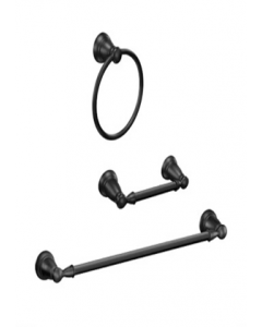 Black Finish Bathroom Accessories Set (Each)